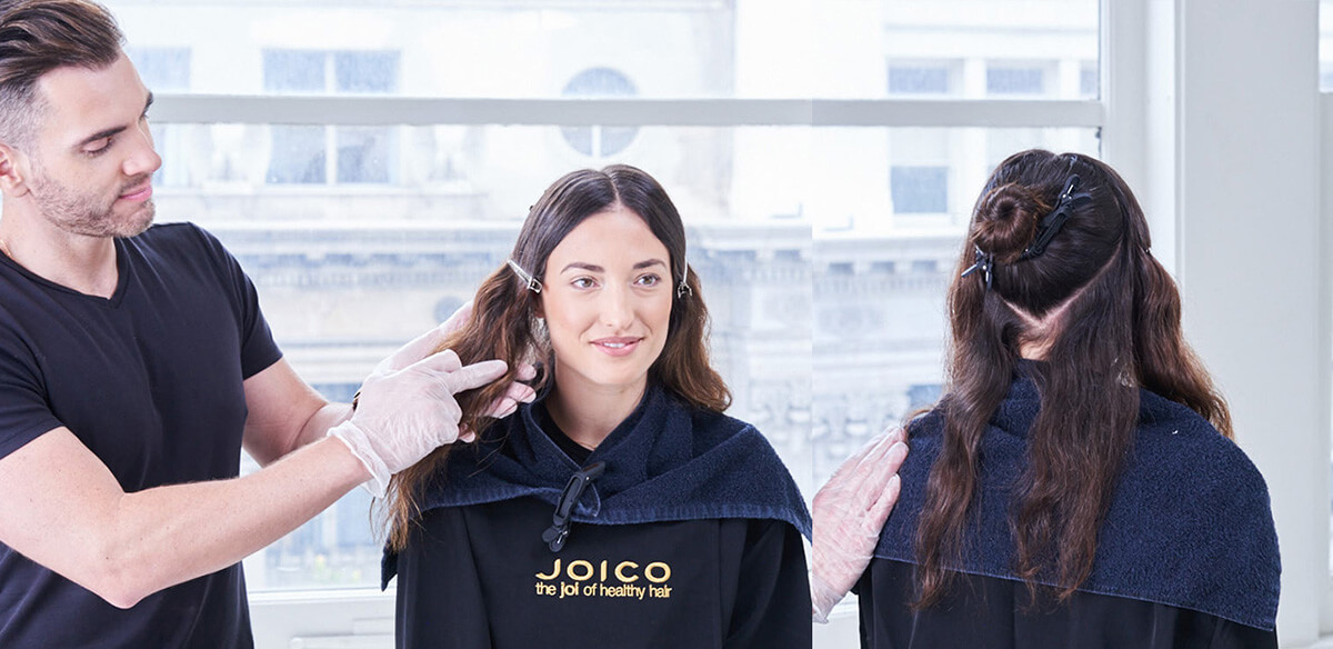 Royal Brunette Hair Color Formula Step 1
