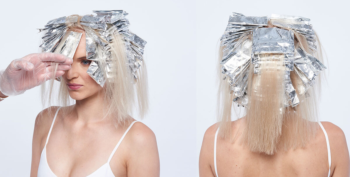 Platinum power blonde tutorial Step10