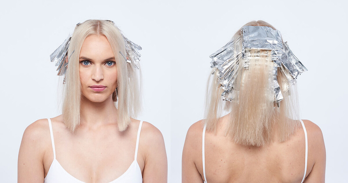 Platinum power blonde tutorial Step5