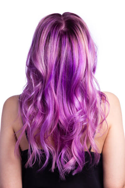 Larisa Love's client after hair being colored
