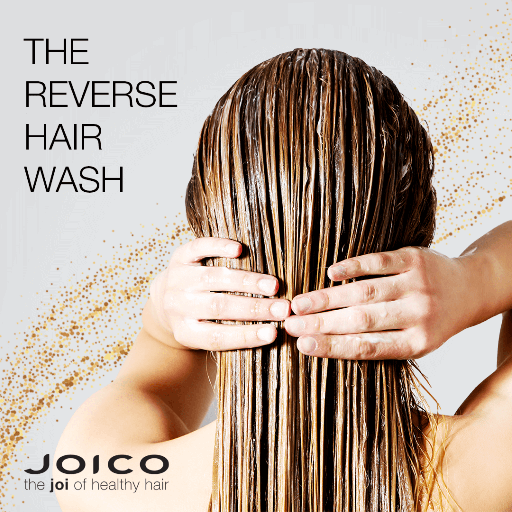 woman in shower washing hair
