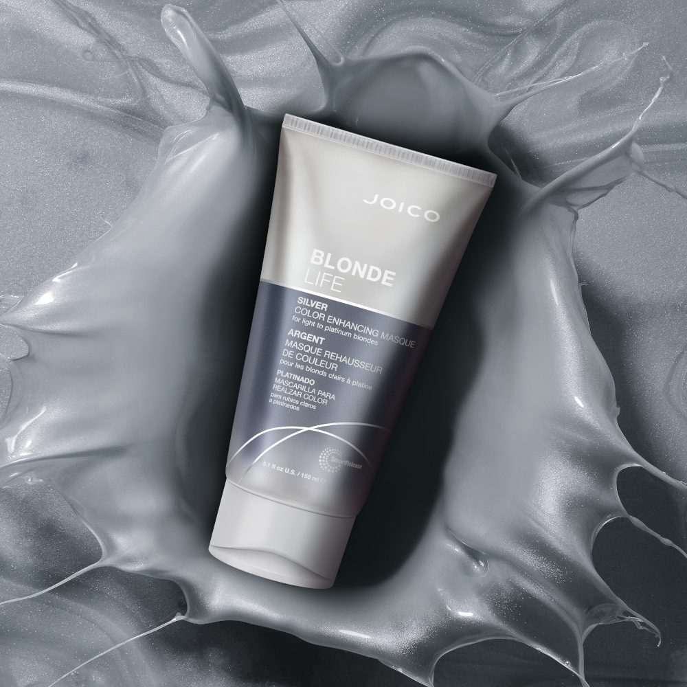 blonde life silver tube splash color